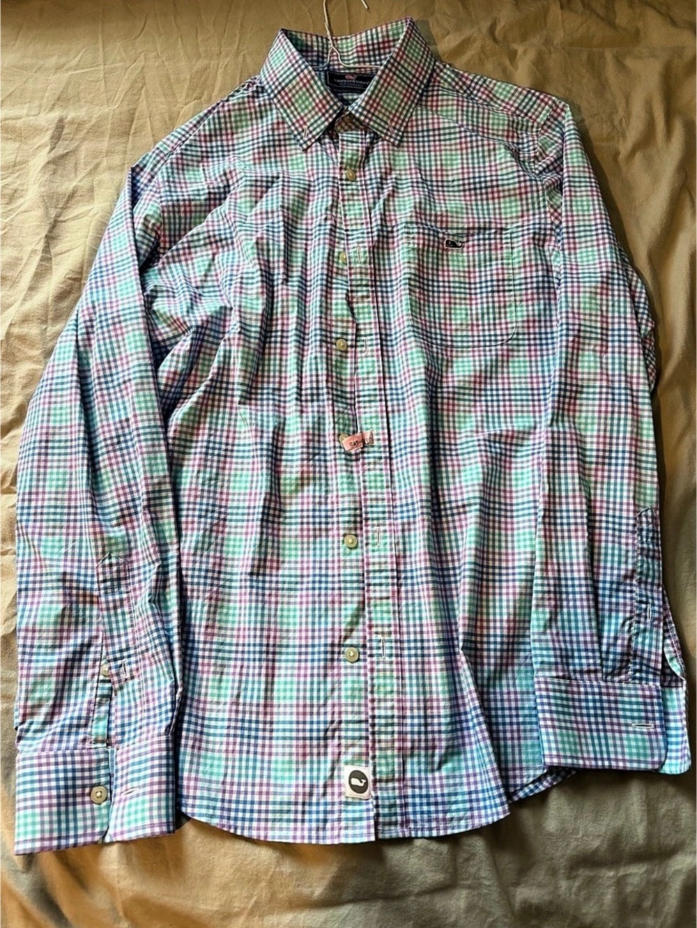 Vineyard Vines Slim Fit Tucker Performance Shirt. Medium